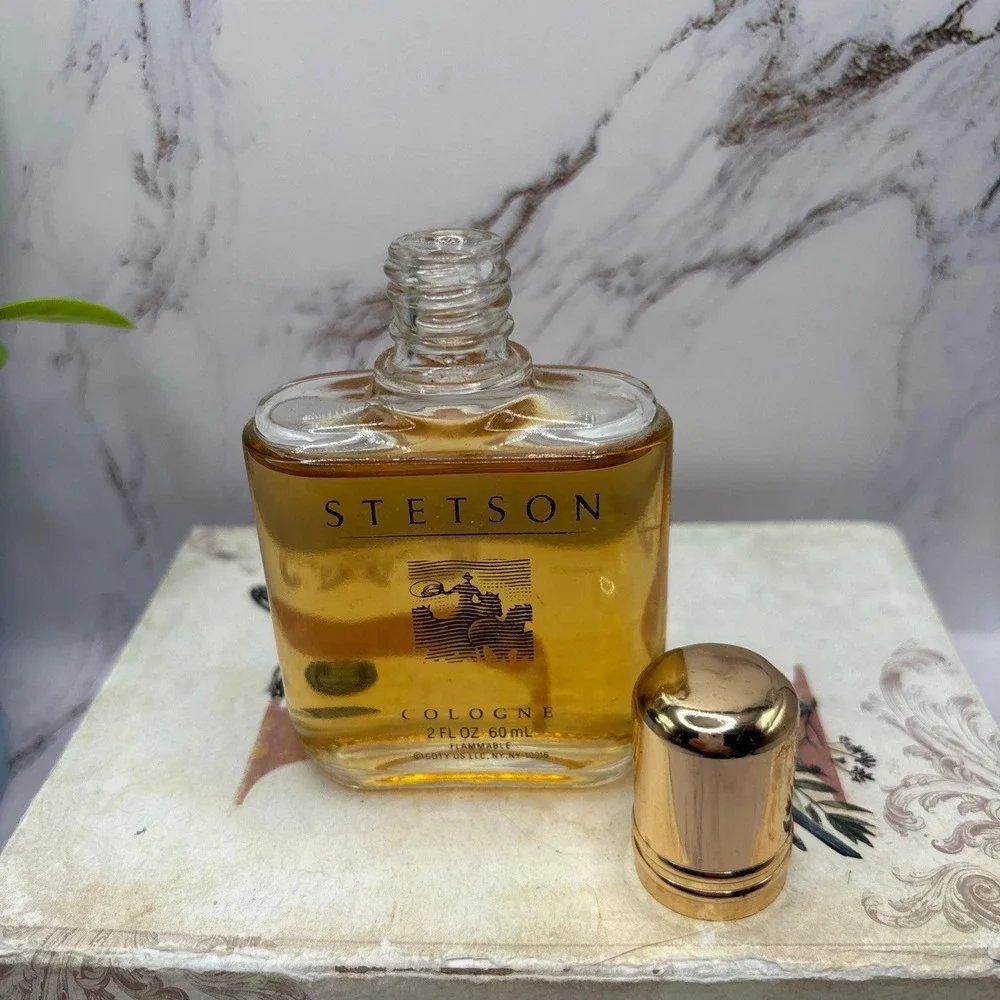 Vintage Stetson Cologne Men 2 oz 60ml Splash After Shave Fragrance Coty